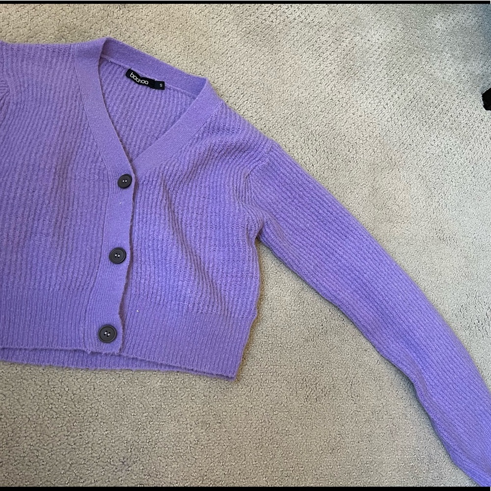 Boohoo Crop Cardigan